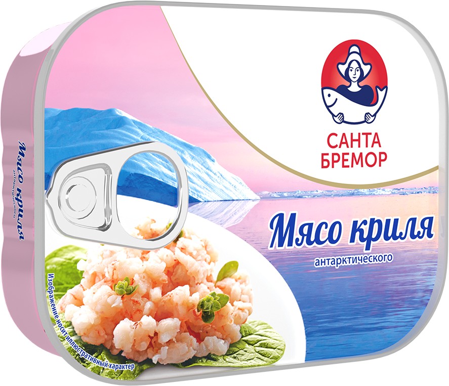 Мясо Криля в заливке 100г Санта Бремор