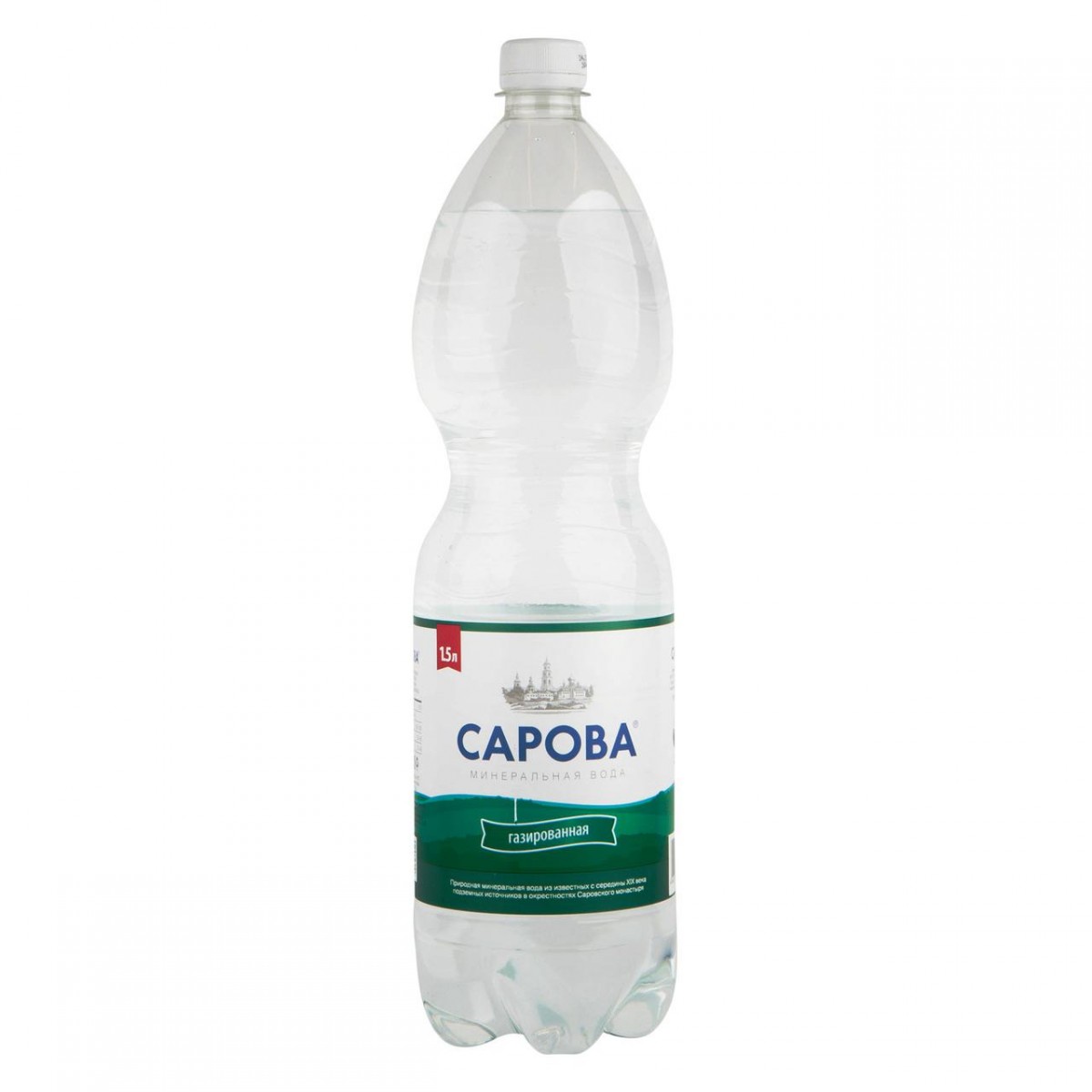 Сарова минерал. вода пэт 1,5л газ