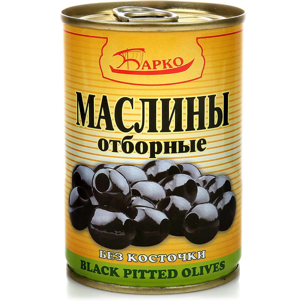 Маслины б/к 280г Барко