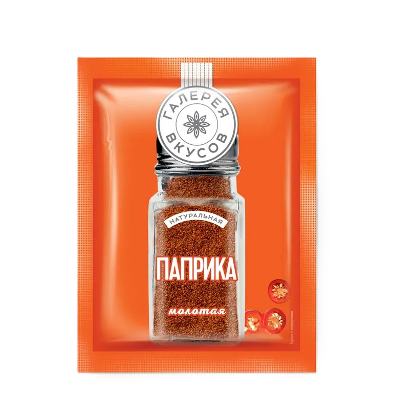 Паприка молотая 10г Галерея Вкусов