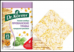 Хлебцы Кукурузно-рисовые прованские травы 100г Доктор Корнер
