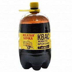 Квас Желтая бочка 1,5л пэт