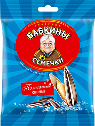 Семечки Бабкины полосатые соленые 90г