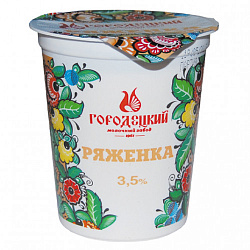 Ряженка Городец 3,5% 400г ст БЗМЖ
