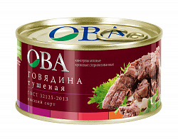 Говядина туш. в/с Ова 325г ООО КМПЗ Балтпроммясо