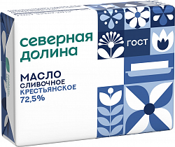 Масло слив. Крестьянское 72,5% 180г Шахунья БЗМЖ