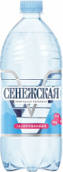 Сенежская вода мин 1л газ
